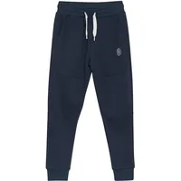 Color Kids Jogginghose COLOR KIDS "Jogginghose COSweat", Mädchen, Gr. 140, N-Gr, blau (total eclipse), Obermaterial: 75% Polyester PES. 25% Viskose CV., Hosen Jogginghose