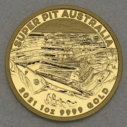 Goldmünze 1oz Super Pit 2021 (Australien)