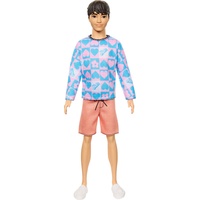 Mattel Barbie Fashionistas Ken mit blauem und pinkem Sweater