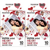 Fujifilm Instax Mini Film 10 St. heart sketch