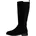 Damen Stiefel Flag Long Wildleder Schwarz Black 36