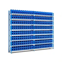 Proregal Fachbodenregal Stahl 200x250x30cm Lichtblau
