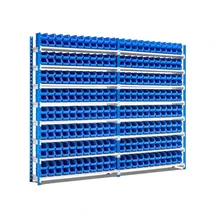 Proregal Fachbodenregal Stahl 200x250x30cm Lichtblau
