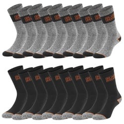 Black+Decker Crew Work Socks Unisex Herren Damen Arbeitssocken 10er Pack in 39-42 Blau 6