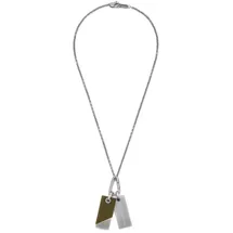 Emporio Armani Halskette mit Anhänger Silber Edelstahl