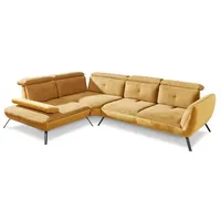 Ecksofa Seattle Stoff Gelb