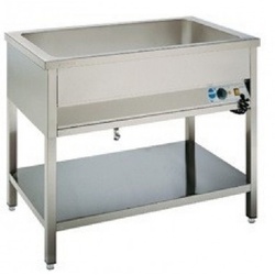 Edenox BMSR-411 Wasserbain-marie Tisch mit Wasser