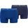 Puma Sport Baumwoll-Boxershorts Blau / Weiß M 2er Pack