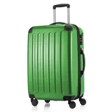 Hauptstadtkoffer Alex - Mittelgroßer Hartschalenkoffer, 4 Rollen, Koffer, Trolley, Rollkoffer, Reisekoffer, Volumenerweiterung, 65 cm, 74 Liter, Grün