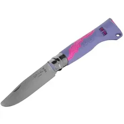 Opinel Outdoor Junior No. 07 Taschenmesser mit Pfeife lila