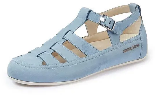 Geschlossene Sandale Rock T-Bar Candice Cooper blau, 36