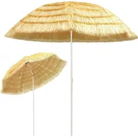 vidaXL Strandschirm Ø 245 cm Braun