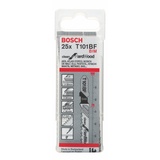 Bosch Professional BIM Stichsägeblatt T 101 BRF Clean for Hard Wood 25er-Pack (2608634989)