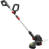 Outsunny Akku Rasentrimmer 2-in-1 Freischneider mit 30 cm Schnittbreite Verstellbarer Griff neigbarer Motorkopf, Rasenkantenschneider für Garten, Hof   Aosom