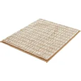 KLEINE WOLKE Badteppich Dottino 55 x 65 cm Polyester Macadamia