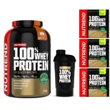 Nutrend 100% Whey Protein Raspberry Pulver 2250 g