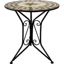 Hti-Living Gartentisch 55 x 55 x 68 cm Schwarz