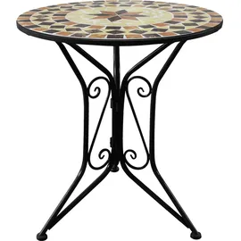 Hti-Living Gartentisch 55 x 55 x 68 cm Schwarz