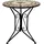 Hti-Living Gartentisch 55 x 55 x 68 cm Schwarz