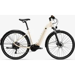 E-Bike SUV Trekking 28 Zoll e-actv 500 LF niedriger Einstieg Yamaha beige cremebeige S