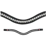 Kieffer Stirnband FlexiLoop Large Crystal Clear Warmblut schwarz