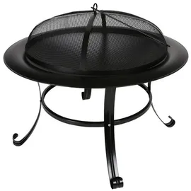 Buri Feuerschale Ø 73 cm Schwarz