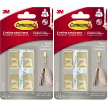3M Garderobenhaken Größe S Silber