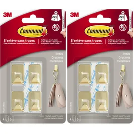 3M Garderobenhaken Größe S Silber