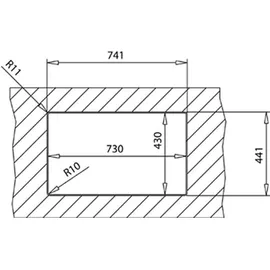 Teka FlexLinea RS15 2C 740 Edelstahlspüle Poliert - Silber