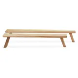 Müller GmbH Müller Erzgebirge Schwibbogenbank Esche natur 80 x 12 x 7 cm