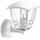 just light. Außenwandleuchte Aluminium Höhe 23,5 cm inkl. E27 LED-Lampe weiß