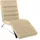 W.Schillig Relaxliege daily dreams Leder/Polyester 65 x 91 x 170 cm Beige mit Kissen