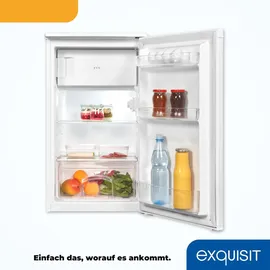 Exquisit KS117-3-040D E Kühlschrank (81 l, 850 mm hoch, Weiß)