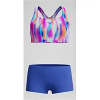 Speedo Kinder Bikini Girls Allover 2PC Boyleg, Cobalt Pop,