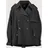 Madeleine Oversized Kurztrench mit Raglanärmeln in schwarz | Gr.: 40