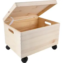 Creative Deco Holzkiste 40 x 24 x 30 cm 1-tlg. Natur