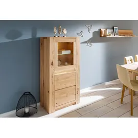 MASSIVMOEBEL24.DE Highboard 73 x 40 x 142 cm Beige