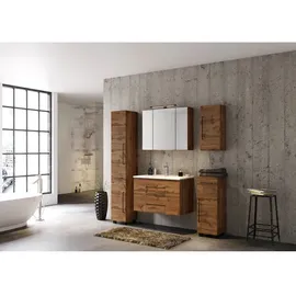 Held Waschbeckenunterschrank Luzern 1 Schublade 70 x 54 x 35 cm Braun