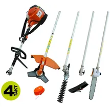 Yerd 4 Takt 5in1 Benzin Kombisystem Motor Sense Säge Freischneider Heckenschere