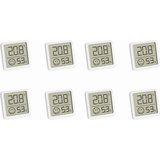 TFA Digitales Thermo-Hygrometer 30.5053.02.04, 8 Stück, weiß,