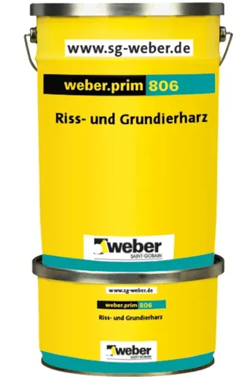 Riss- und Grundierharz - weber.prim 806 - transparent - 0,6kg