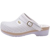 Scholl Unisex Clog SUPERCOMFORT Schuh für Medizinisches Fachpersonal, Bianco, 40 EU