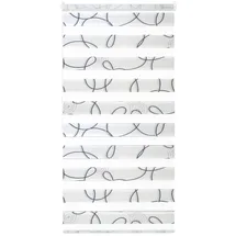 Good Life Doppelrollo Alina 2 90 x 150 cm bunt/weiß