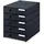 Styro Styroval Pro Schubladenbox A4 5-tlg. schwarz