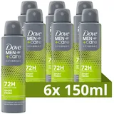 Dove Men + Care Men+Care Advanced Sport Fresh Deodorant Spray 6 x 150 ml