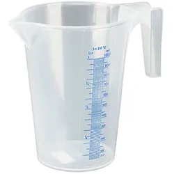 Messbecher / Kanne Pressol mit Graduierung transparent 1L