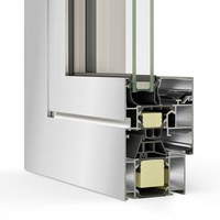 Schüco Fenster, hochwärmegedämmt, Aluminium, AWS 70.HI, 500 x 500 mm, Anthrazitgrau RAL 7016, 1-teilig festverglast