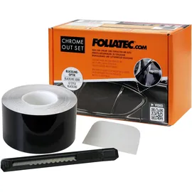 FoliaTec Chrome Out Set, Schwarz Glänzend
