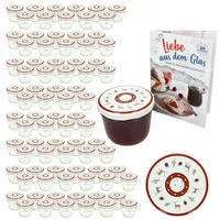 Mambocat 100er Set Sturzglas 230ml Einmachglas + Twist-Off-Deckel TO82