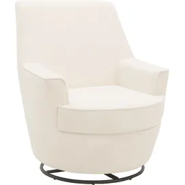 INOSIGN »HETTY, Drehsessel mit Wippfunktion, Lese-Sessel in Cord und Microfaser« 1 Stk. tlg. mit Federkern, auch im Set mit passendem Hocker